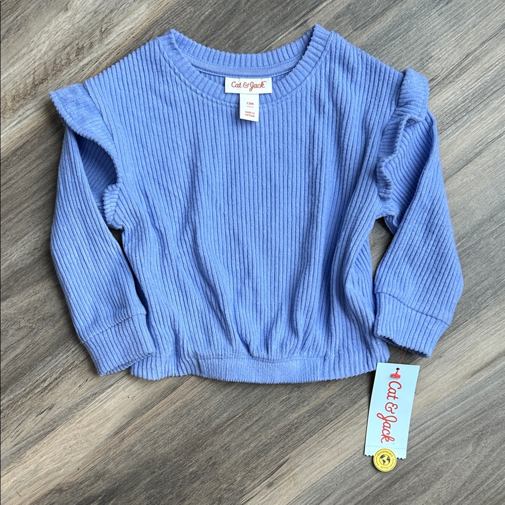 NWT Cat & Jack Ribbed Long Sleeve